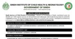 sindh institute of child health neonatology jobs,apply sichn careers online,latest sichn jobs advertisement 2026,apply government of sindh sichn jobs 2026,latest sindh institute of child and neonatology jobs 2026,latest sichn careers jobs 2026,