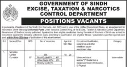 latest excise taxation and narcotics jobs,latest government of sindh excise taxation jobs,excise taxation and narcotics control department jobs 2026,latest excise taxation jobs advertisement,excise taxation and narcotics department jobs advertisement 2026
