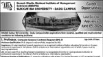 latest iba sukkur university jobs,latest iba sukkur university jobs advertisement 2026,iba sukkur university jobs 2026,benazir Bhutto shaheed institute of management sciences jobs 2026,latest iba sukkur university dadu campus jobs 2026,