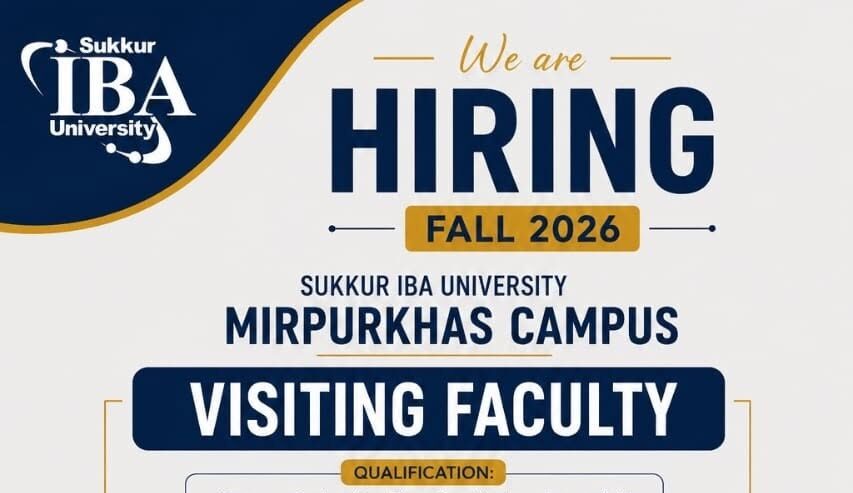 Latest IBA University Mirpurkhas Campus Jobs 2026 Advertisement Apply Online Latest IBA University Mirpurkhas Campus Jobs 2026 Advertisement Apply Online