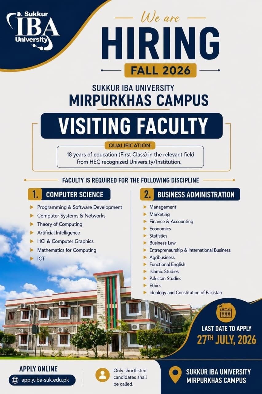 latest iba university mirpurkhas campus jobs,latest iba university mirpurkhas jobs 2026,iba mirpurkhas jobs advertisement 2026,iba university mirpurkhas jobs 2026,apply iba university mirpurkhas campus jobs,sukkur iba university mirpurkhas jobs 2026,