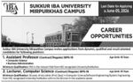 latest iba university mirpurkhas campus jobs,latest sukkur iba mirpurkhas campus jobs advertisement 2026,apply iba sukkur university jobs,iba university jobs in sindh 2026,latest sukkur iba jobs 2026,