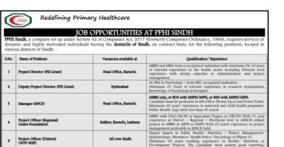 latest pphi jobs advertisement,latest pphi jobs 2026 advertisement,apply pphi jobs 2026,latest pphi careers jobs portal,apply pphi sindh jobs 2026,apply pphi careers online