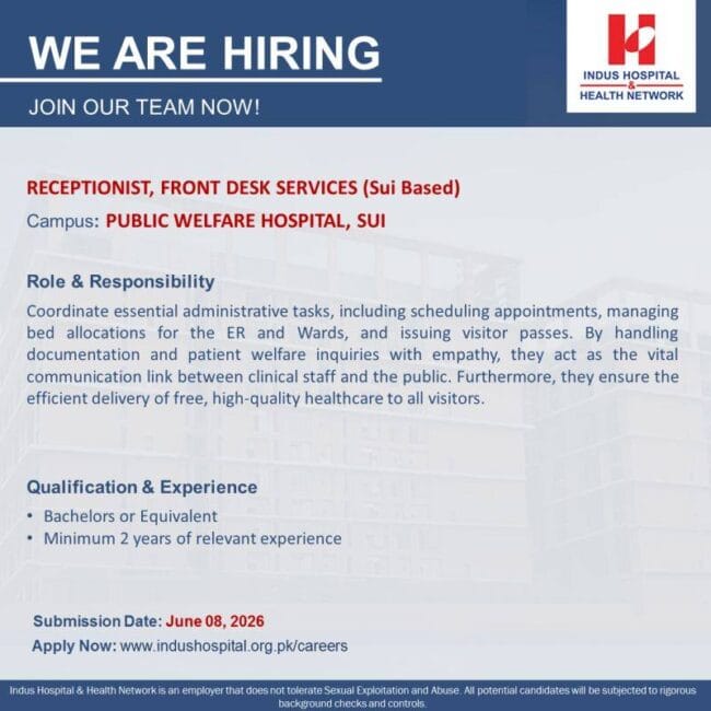 latest indus hospital jobs advertisement,latest indus hospital jobs 2026 apply,latest indus hospital health network jobs 2026,apply indushospital.org.pk jobs online,latest medical jobs in pakistan 2026,