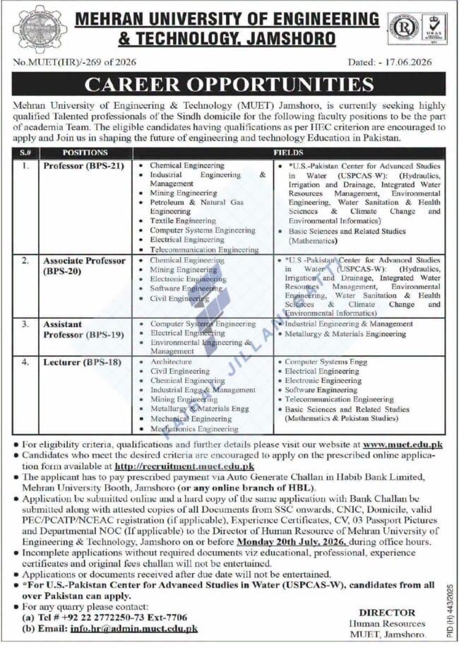 latest mehran university jobs,latest mehran university of engineering and technology jobs,latest muet jobs 2026 advertisement,latest mehran university jobs 2026 advertisement,latest jobs in jamshoro,