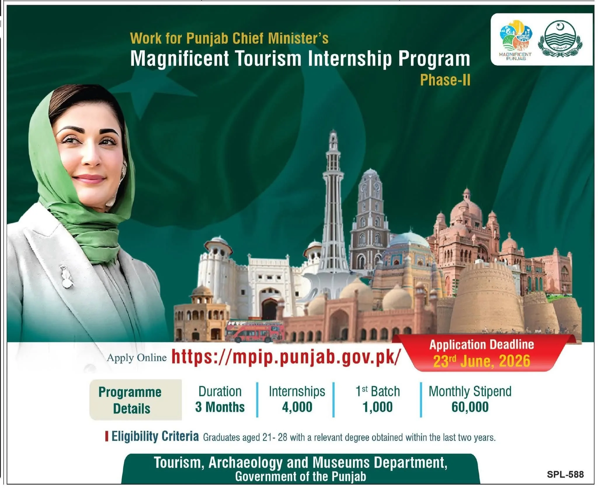 Magnificent Tourism Internship Program 2026 Apply Latest Punjab Government Internships 2026