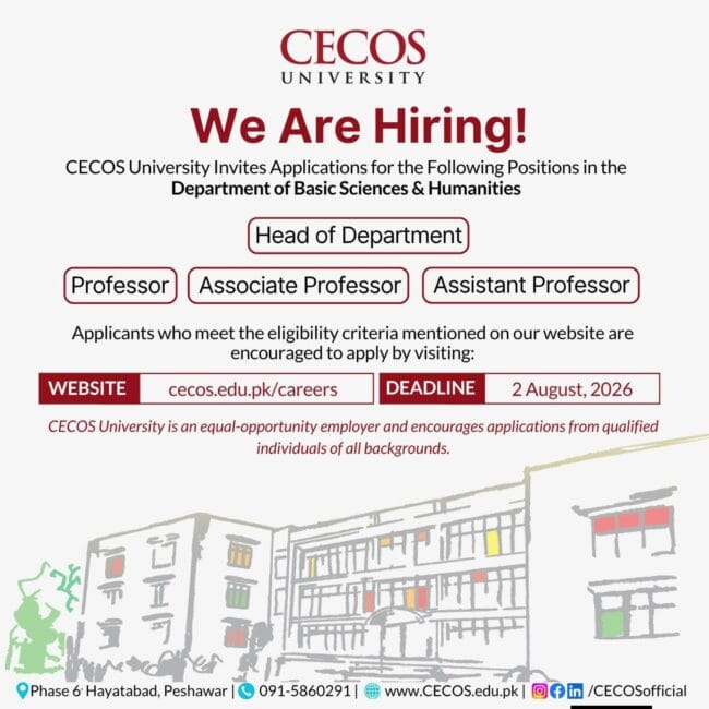 cecos university jobs,latest cecos university jobs 2026,apply cecos university jobs 2026,cecos university jobs advertisement 2026,cecos university careers 2026 jobs,