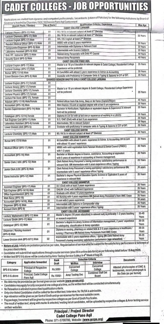 latest cadet college jobs,cadet college pano aqil jobs 2026,latest cadet college jobs 2026 advertisement,cadet college jobs in sindh 2026,apply cadet college sindh jobs 2026,apply cadet college careers