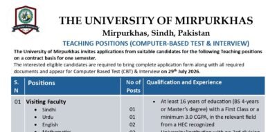 latest university of mirpurkhas jobs,latest umpk careers jobs 2026,university of mirpurkhas jobs advertisement 2026,latest umpk.edu.pk careers 2026 jobs,university of mirpurkhas careers 2026,